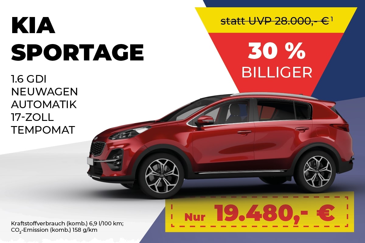 Kia Sportage Bestpreis-Angebot bei Meyer Automobile GmbH & Co. KG