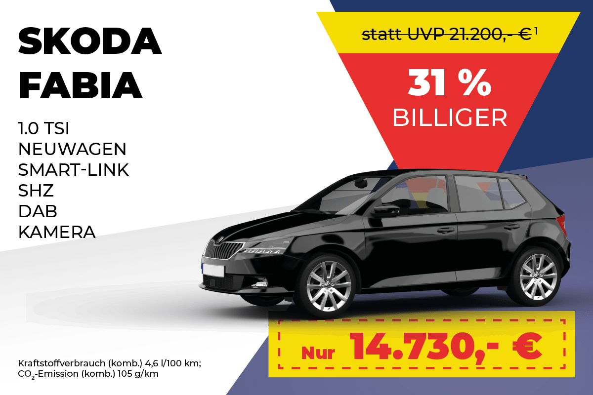 Skoda Fabia, EU-Neuwagen | Angebot bei Meyer Automobile GmbH & Co. KG