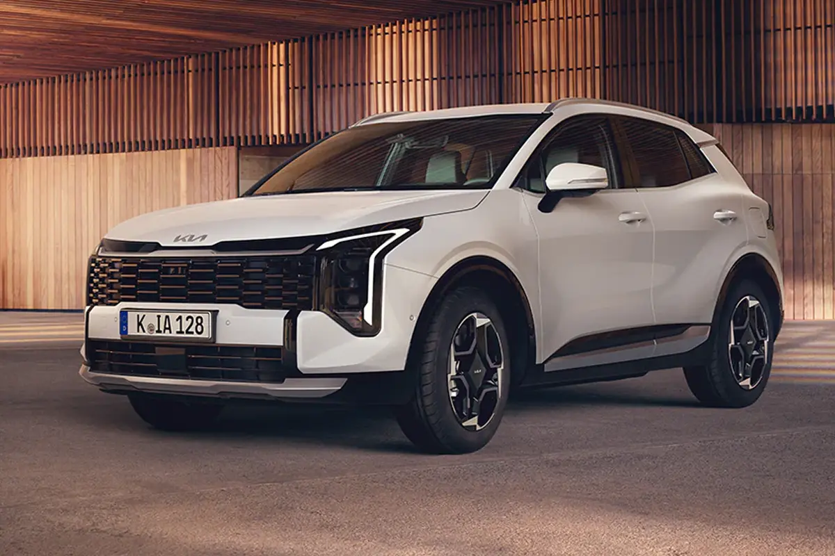 weißer Kia Sportage