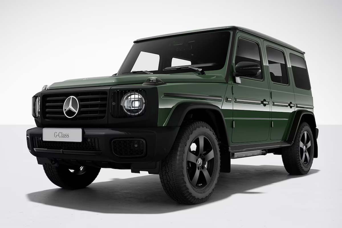 grüne Mercedes Benz G-Klasse